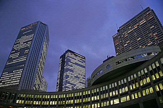 摩天大楼,建筑,商务区