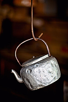 老,铝,茶壶,钢铁,钩,槟城,马来西亚