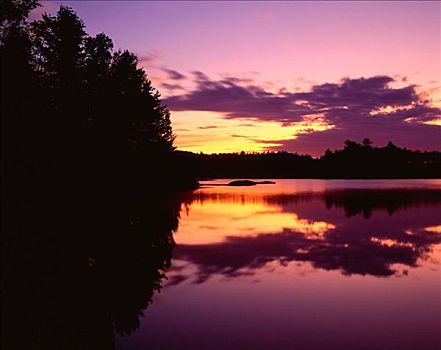 湖,基拉尼省立公园,安大略省,加拿大