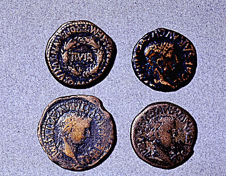 罗马,硬币,第一,一半,世纪,权威