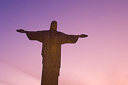 视点,基督像,科尔科瓦多,高,靠近,近郊,巴西