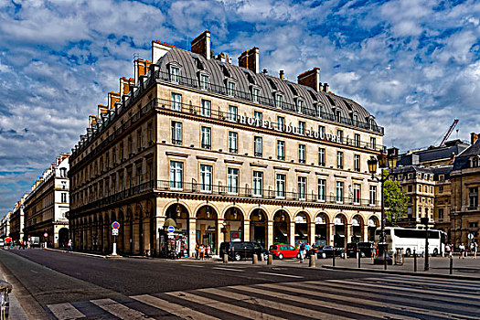 酒店,卢浮宫,巴黎,法国