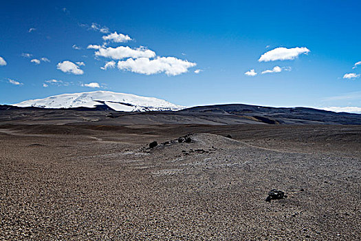 道路,层状火山,冰岛南部,冰岛,欧洲