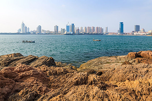 中国山东省青岛湾海景