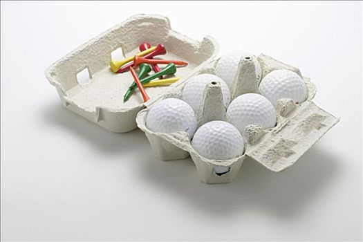 高尔夫球,球座,鸡蛋格