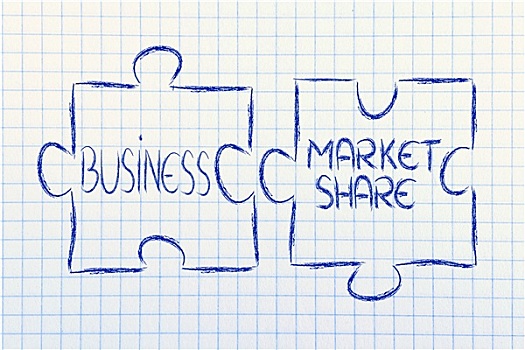 商业,市场,分享,拼图,设计