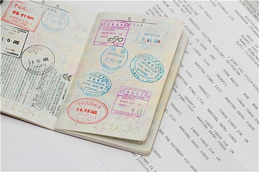签证,日本,护照