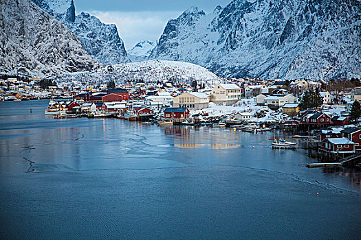 挪威北极渔村