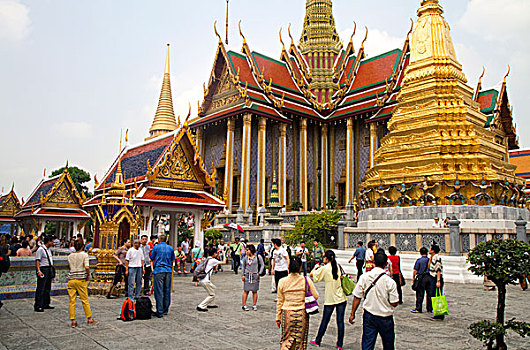 寺庙,翡翠佛,地区,大皇宫,曼谷,泰国