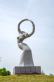 长沙洋湖体育公园雕塑－中秋