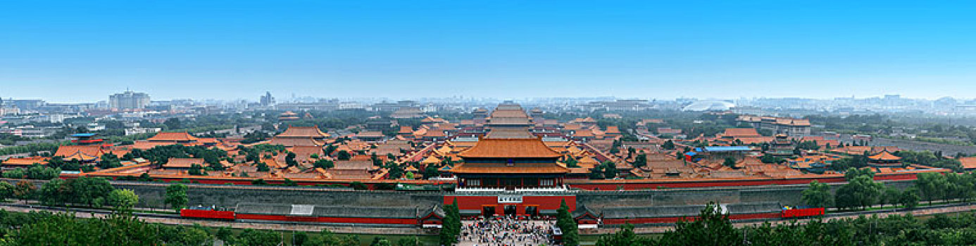 中国北京故宫全景