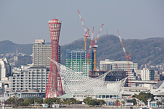 风景,神户,城市