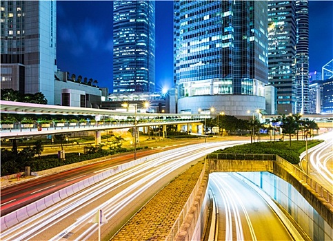 香港,夜晚