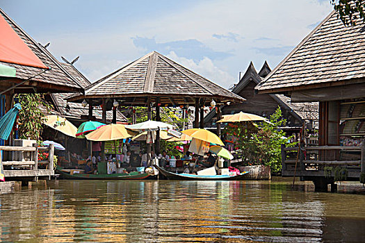 泰国杜拉拉水上四季村