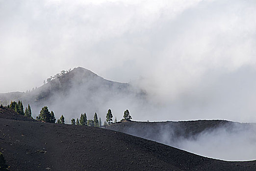 模糊,山顶