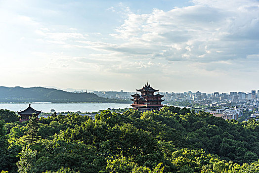 杭州西湖城隍阁景区