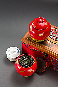 棚拍,茶叶,绿茶,瓷器