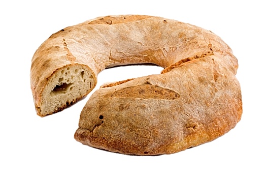 环状,意大利,面包块