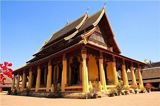 寺院,庙宇,万象,老挝
