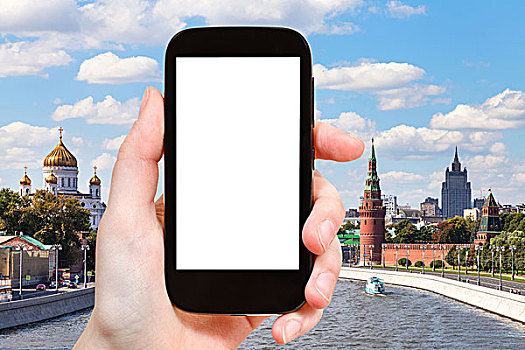 智能手机,抠像,显示屏,莫斯科