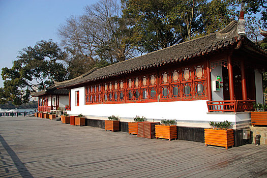 嘉兴南湖,伍相祠,湖心岛