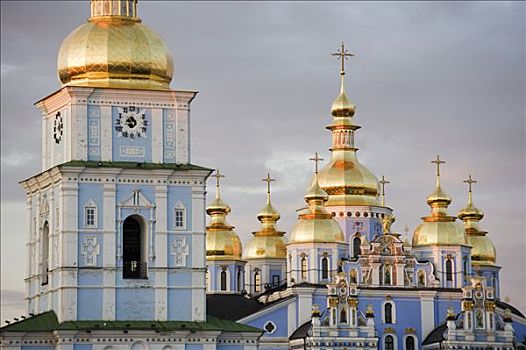 乌克兰,基辅,黄金,球形,寺院,2001年,复制