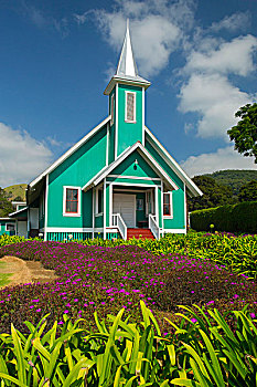 教堂,卡米哈米哈,学龄前,威美亚,夏威夷