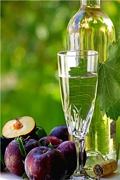 白葡萄酒,成熟,水果
