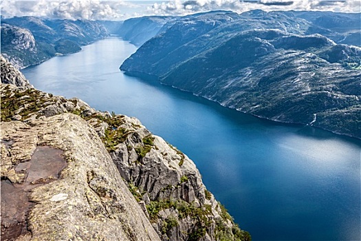 石头,挪威,旅游胜地