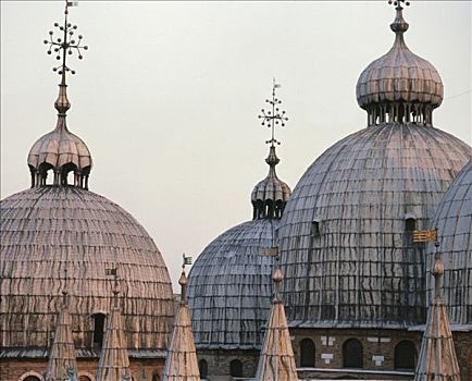 圆顶,大教堂,威尼斯,意大利