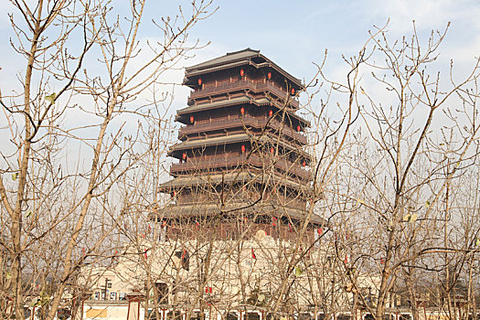 西安汉城湖汉长安城城墙遗址