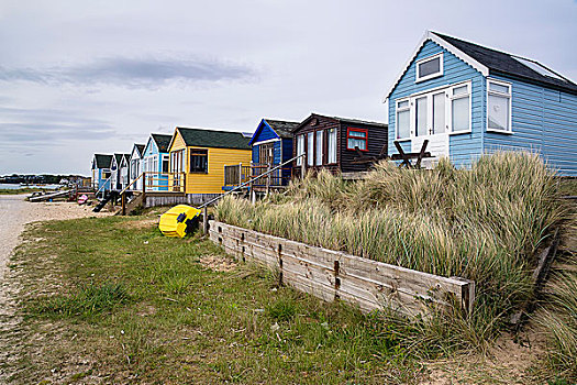 海滩小屋,沙滩,沙丘,海滩,风景