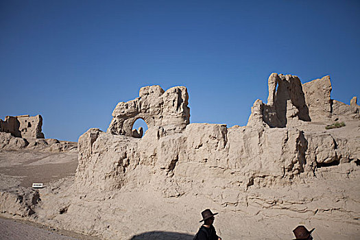 新疆吐鲁番交河故城遗址