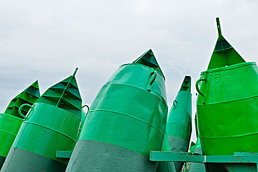 特写,水系,浮漂,港口,东方,岛屿,北海,下萨克森,德国