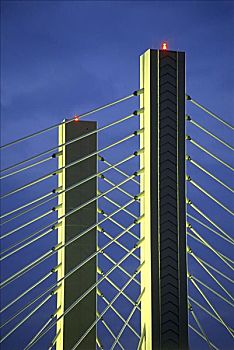 吊桥,塔科马,华盛顿,美国