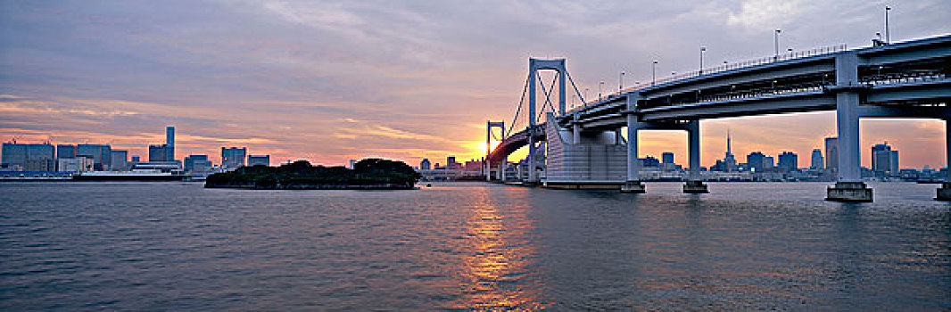 彩虹桥,黄昏