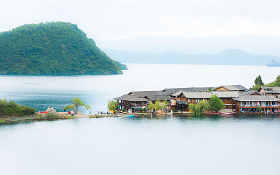 泸沽湖风光