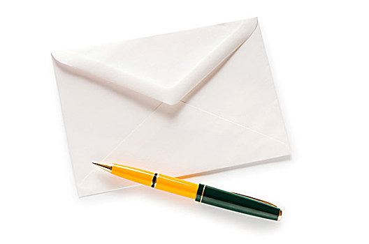 邮件,概念,信封,隔绝,白色