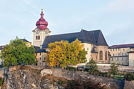 高校,教堂,萨尔茨堡,奥地利