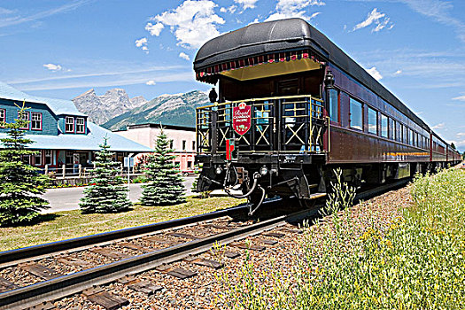 历史,客运列车,停止,不列颠哥伦比亚省,加拿大