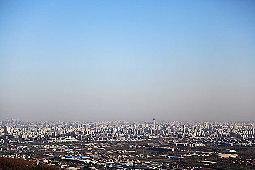 北京西山远眺