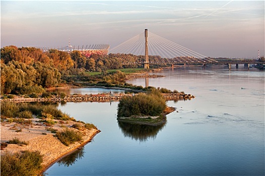 维斯瓦河,河,华沙