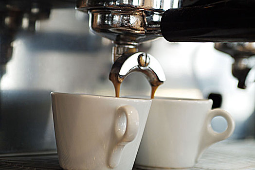 咖啡,咖啡机,杯子,食物,奢华,饮料,热饮,机器,准备,芳香,含咖啡因,意大利,咖啡杯,概念,咖啡因,高兴,活泼