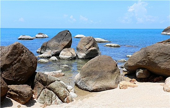 石头,海滩