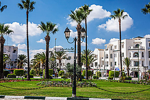 港口,效用,建造,度假胜地,突尼斯