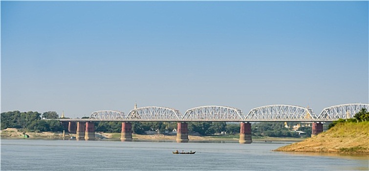 桥,曼德勒,缅甸