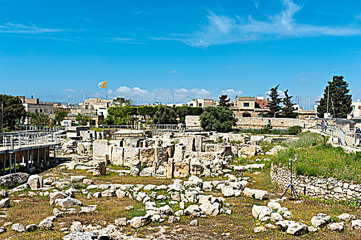 遗迹,新石器时代,寺庙,马耳他,欧洲