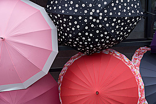 日本北海道小樽樱花雨伞