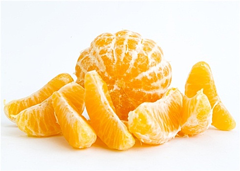 柑橘,去皮