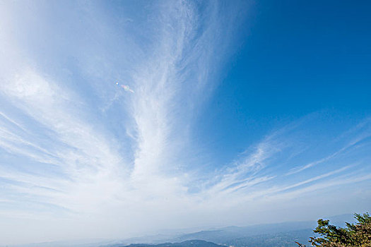 重庆涪陵区和顺镇寺院坪四眼坪风电场上的云